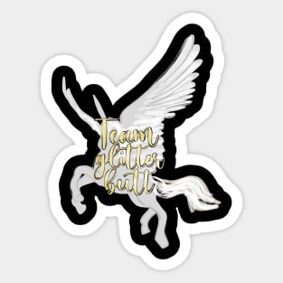 Keeper of the Lost Cities gift, Team Glitter Butt, Silveny, KOTLC Sticker